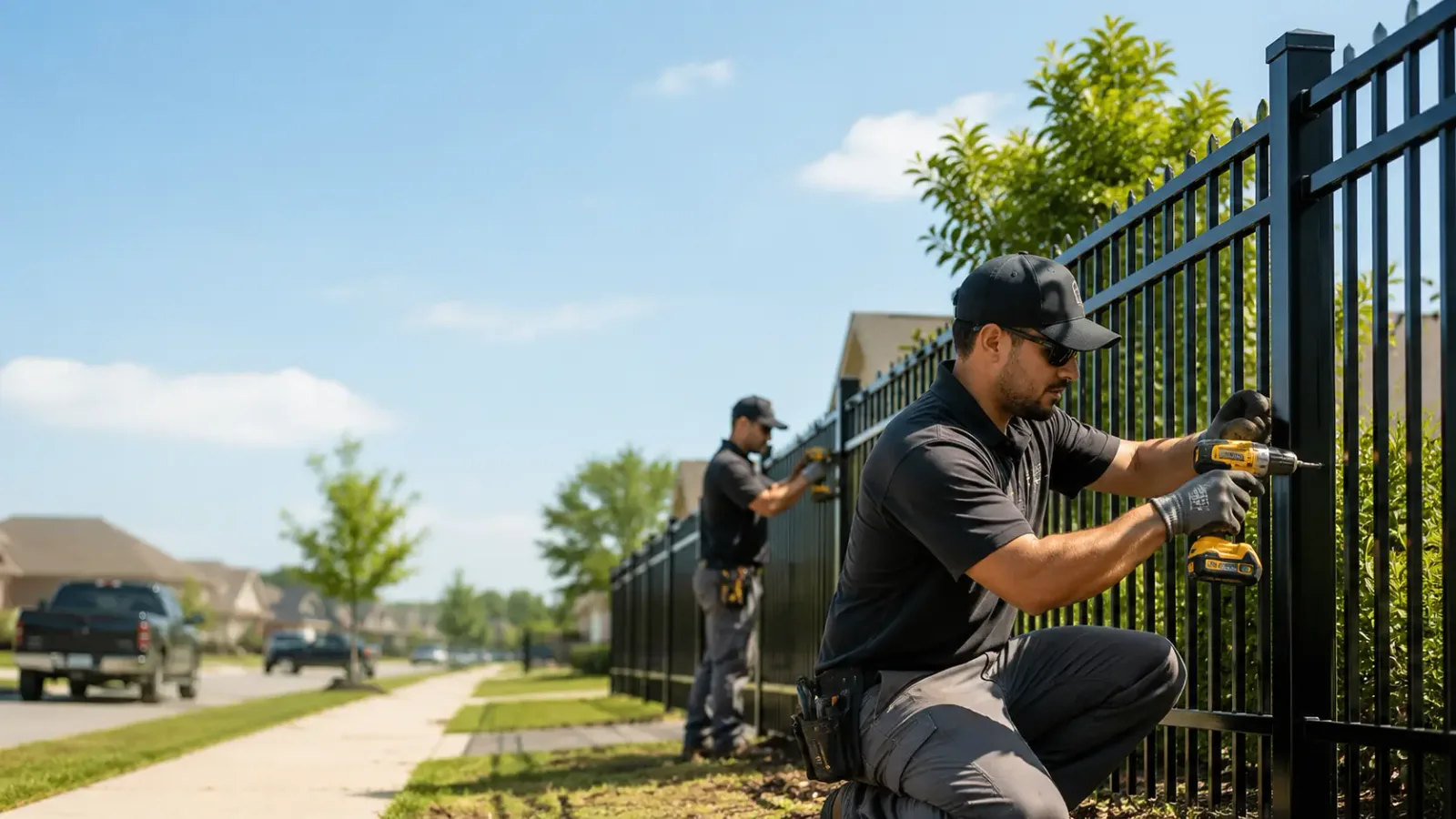 Metal Fence Installation in Skellytown, TX